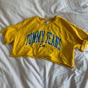 Vintage cropped tommy jeans shirt